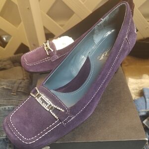 Via Spiga Violet Crosta Suede Pumps Size 7.5 M
